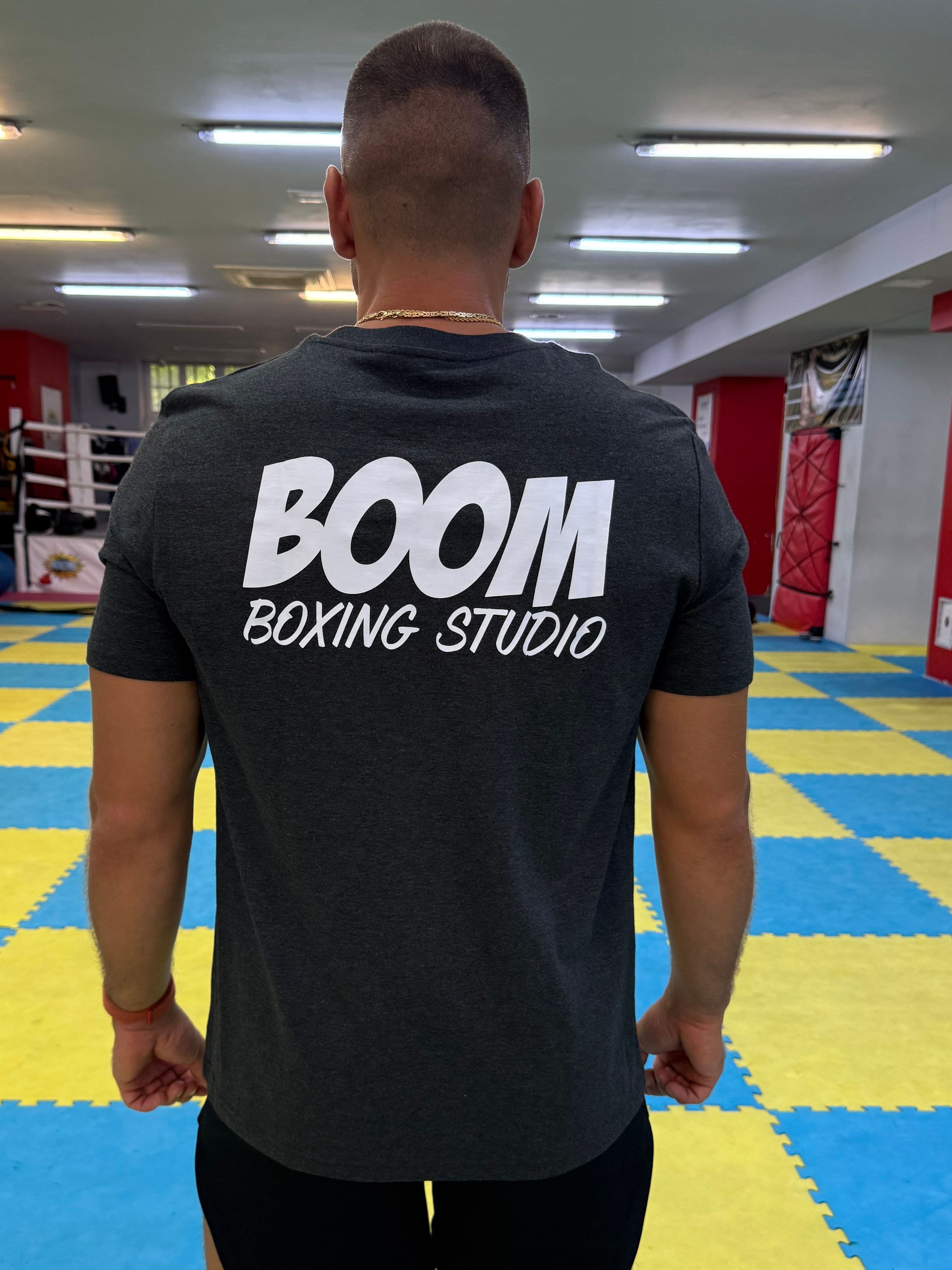 Boom Boxing Studio T-Shirt Szary - pokaż zdjęcie 4